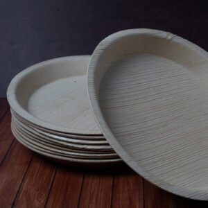 8 -Inch Round Areca Palm Leaf Plates