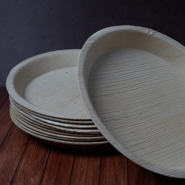 8 -Inch Round Areca Palm Leaf Plates