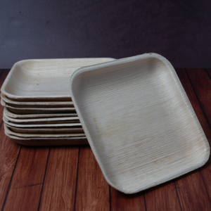 6 -Inch Square Areca Palm Leaf Plates